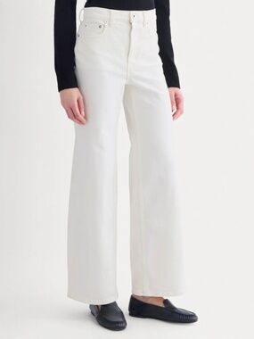 EVERLANE Organic Cotton The Way-High® Sailor Jean 29.5" Regular - White Size 33